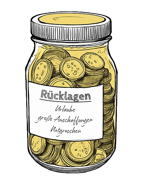 Einmachglas 2 - Rücklagen
