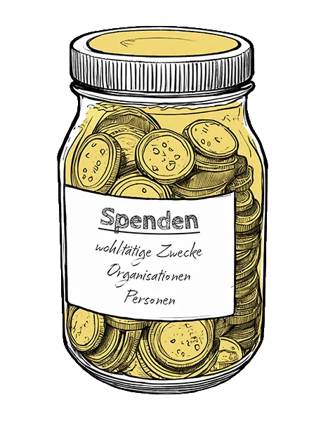 Einmachglas 6 - Spenden